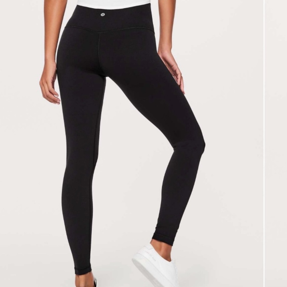 Lululemon Align Pant Full Length 28" Black Nulu Workout Athleisure-12